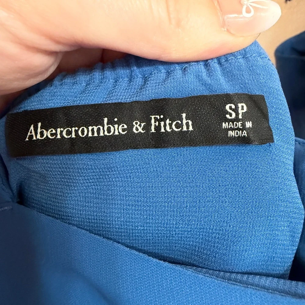 Abercrombie & Fitch Royal Blue Sweetheart Maxi Dress